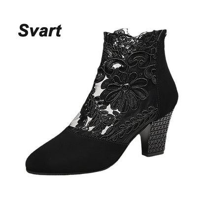 👢2025 new hot sale✨Women's high heels with elegant lace for summer