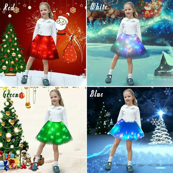 💕Het rea 49% rabatt🌸✨Magisk &amp; glödande LED-kjol med tutu✨