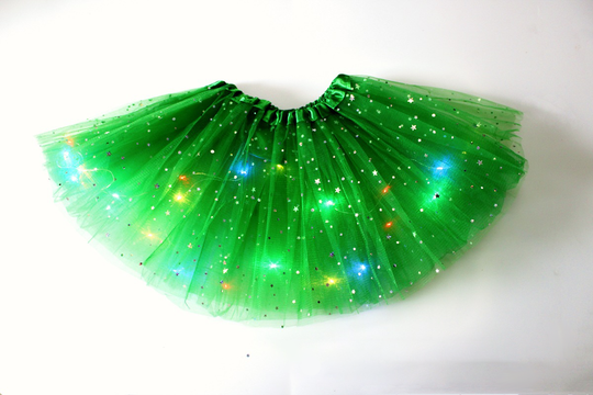 💕Het rea 49% rabatt🌸✨Magisk &amp; glödande LED-kjol med tutu✨