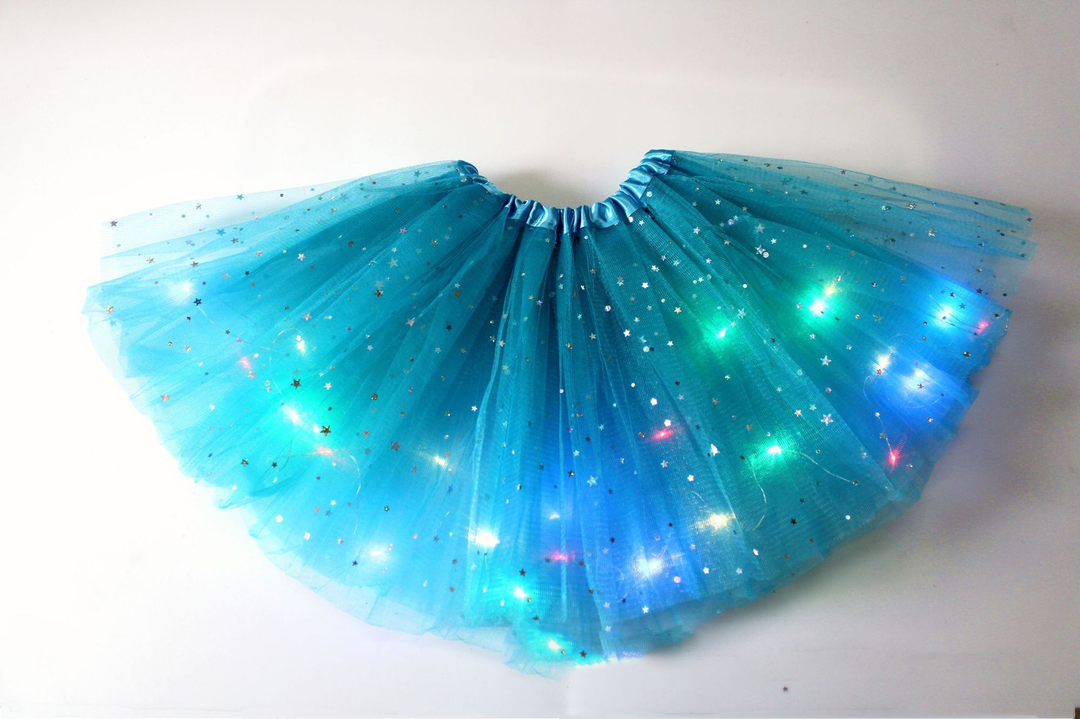 💕Het rea 49% rabatt🌸✨Magisk &amp; glödande LED-kjol med tutu✨