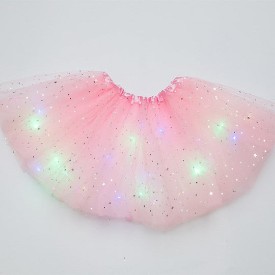 💕Het rea 49% rabatt🌸✨Magisk &amp; glödande LED-kjol med tutu✨