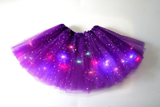 💕Het rea 49% rabatt🌸✨Magisk &amp; glödande LED-kjol med tutu✨