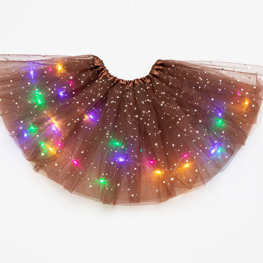 💕Het rea 49% rabatt🌸✨Magisk &amp; glödande LED-kjol med tutu✨