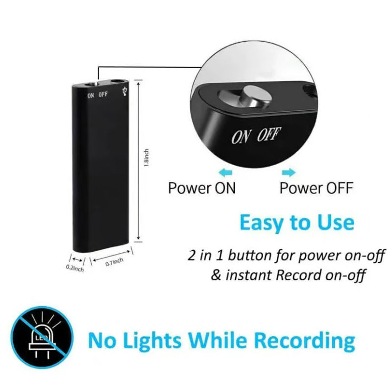 🎙️✨ Mini Digitaler Stift-Audio-Rekorder – Diskrete Langzeitaufnahme, Einfacher Transfer & Nachhaltige Qualität für Schule, Büro und Unterwegs ✨🎧