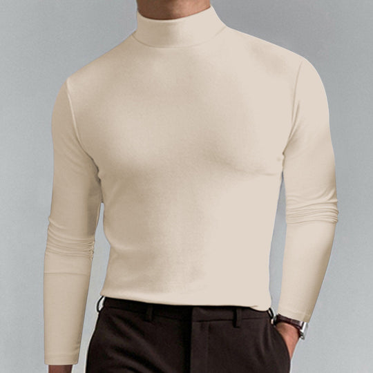 🔥Mens High Neck Slim Fit Long Sleeve T-shirt