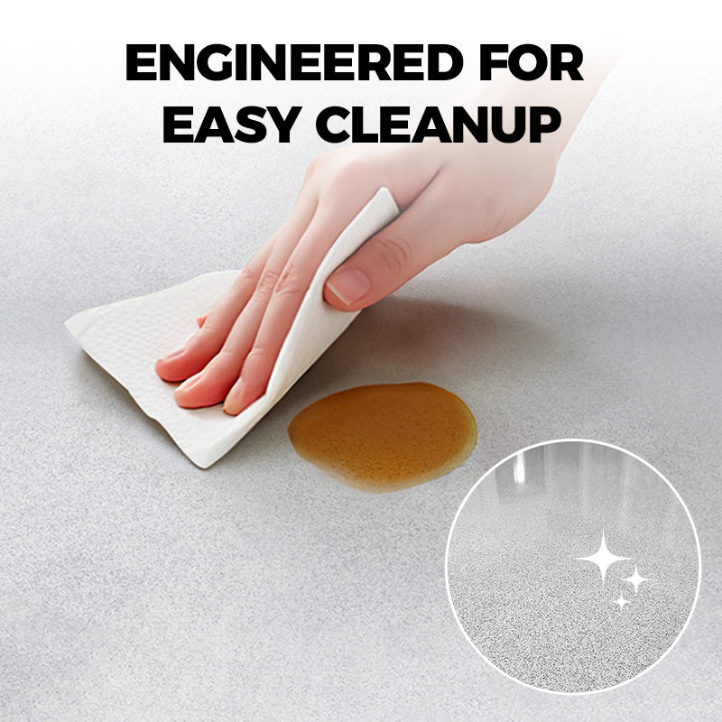 High Gloss Marble Effect Epoxy Floor Coating - Scratch Resistant, Water Based, DIY