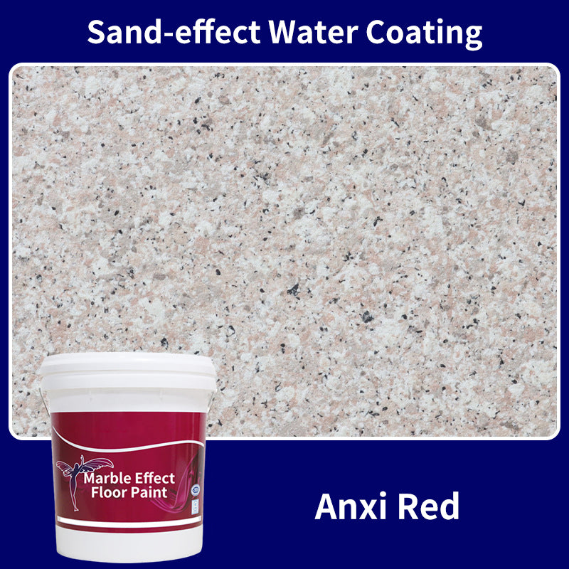 High Gloss Marble Effect Epoxy Floor Coating - Scratch Resistant, Water Based, DIY