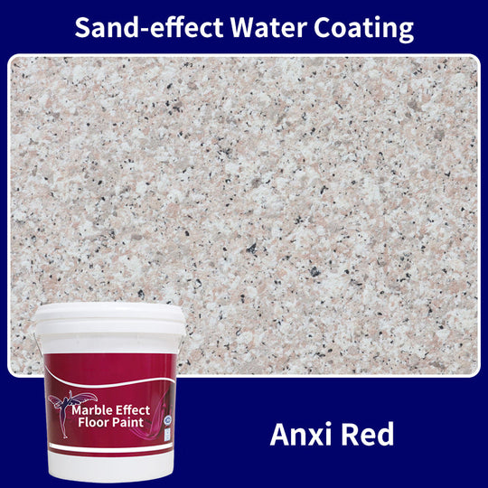 High Gloss Marble Effect Epoxy Floor Coating - Scratch Resistant, Water Based, DIY