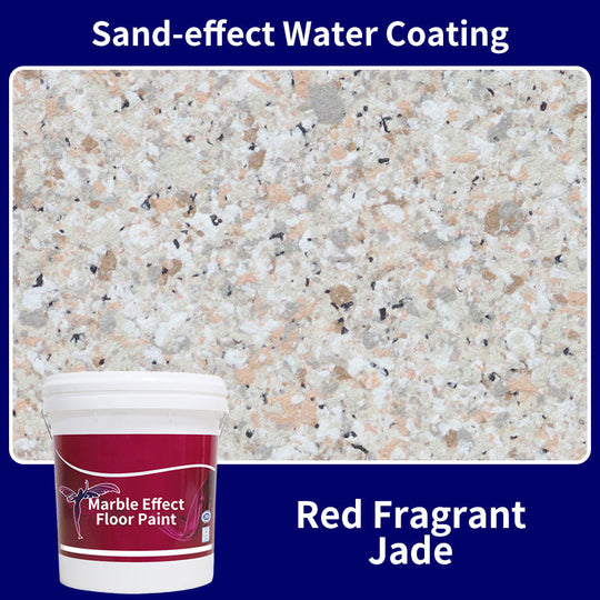 High Gloss Marble Effect Epoxy Floor Coating - Scratch Resistant, Water Based, DIY