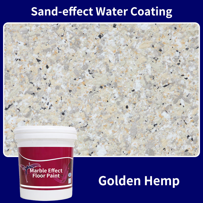 High Gloss Marble Effect Epoxy Floor Coating - Scratch Resistant, Water Based, DIY