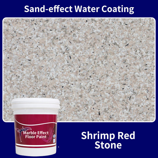 High Gloss Marble Effect Epoxy Floor Coating - Scratch Resistant, Water Based, DIY