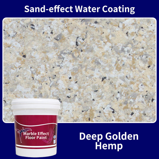 High Gloss Marble Effect Epoxy Floor Coating - Scratch Resistant, Water Based, DIY