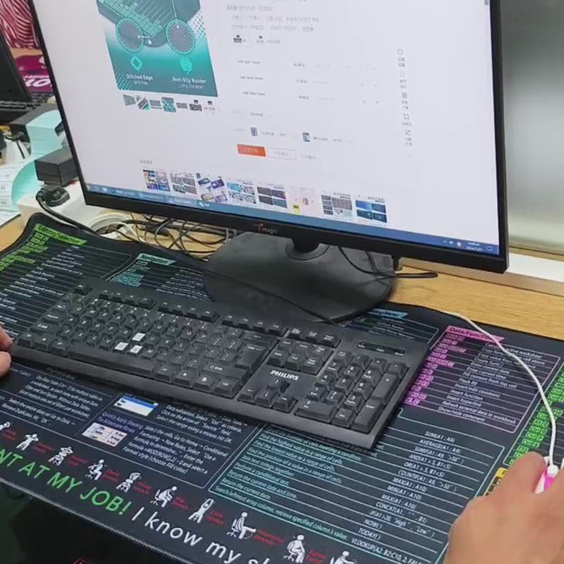 Rutschfeste Schreibtischunterlage – schmutzabweisend und wasserfest, komfortable Schreibfläche für Büro und Zuhause 🏢📦