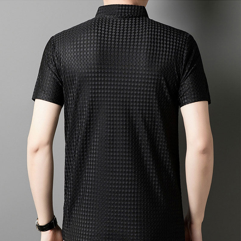 Camicia corta strutturata per uomini