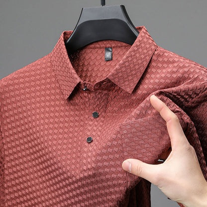 Camicia corta strutturata per uomini