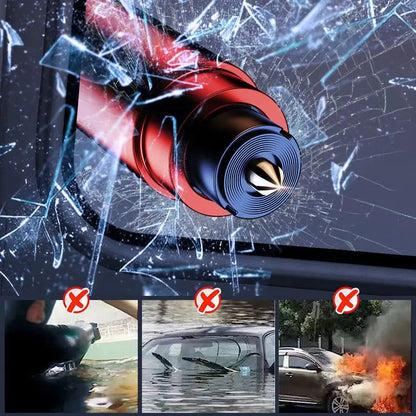 ⌛ Nur noch 3 Tage – 50 % auf alles! ⏰Notfall-Autofenster-Brecher mit Sicherheitsgurt-Schneider