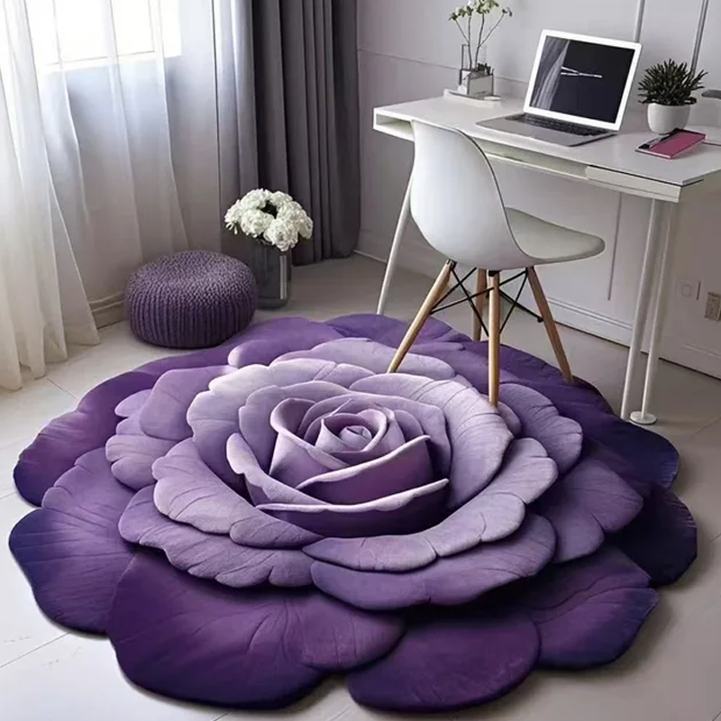 🔥Nuovo prodotto 2025 🌸 Tappetino floreale in peluche e terra di diatomee