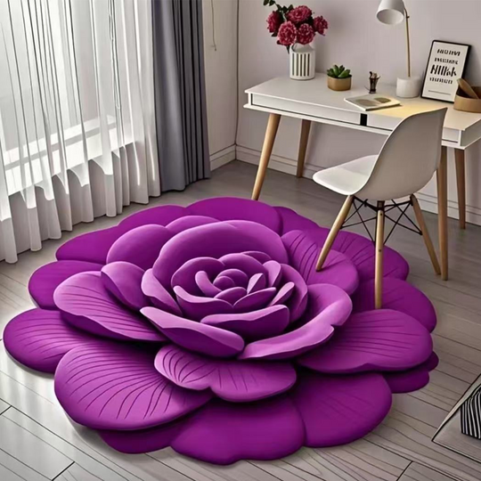 🔥2025 Neues Produkt 🌸 Floral Plüsch &amp; Kieselgur Bodenmatte