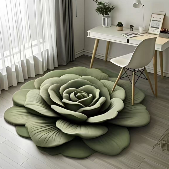 🔥2025 Neues Produkt 🌸 Floral Plüsch &amp; Kieselgur Bodenmatte