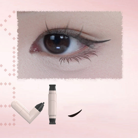 💜💜LAATSTE DAG – KOOP 1, KRIJG 1 GRATIS💜💜 Draaiende eyelinerstempel: Perfecte eyeliner in 5 seconden – voor beginners &amp;  Professioneel, waterdicht &amp;  nauwkeurig