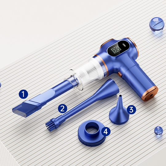 🔋 50% RABATT! ✨ Kabelloser Handstaubsauger mit Saug- &amp; Blasfunktion – Leistungsstark, Vielseitig Einsetzbar &amp; Einfache Leerung 🏎️