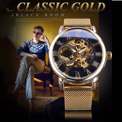 ⏳Offerta speciale a tempo limitato⌛Orologi da uomo scheletrati con lunetta meccanica
