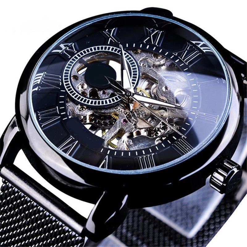 ⏳Offerta speciale a tempo limitato⌛Orologi da uomo scheletrati con lunetta meccanica