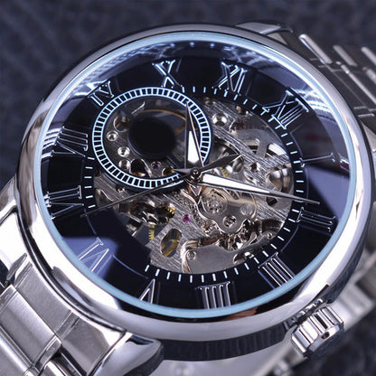 ⏳Offerta speciale a tempo limitato⌛Orologi da uomo scheletrati con lunetta meccanica