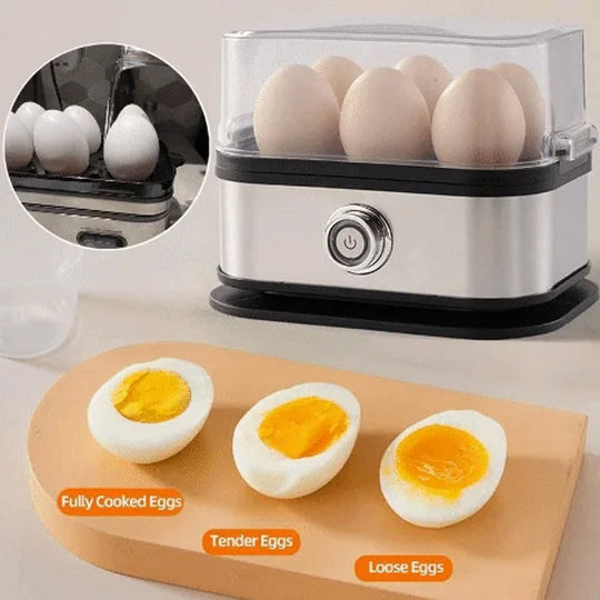 🥚✨ Multifunktionaler Eierdämpfer mit Dampfheiztechnologie – Schnelles Garen + Vielseitig! ✨
