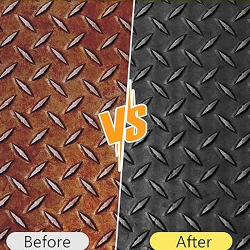 LIMITED TIME 50% OFF⚡Rust Converter Metallic Paint – One coat stops rust, no sanding, no fumes. Dries to a sleek metal finish. Perfect for garden tools &amp; gates. 🔨🛡️
