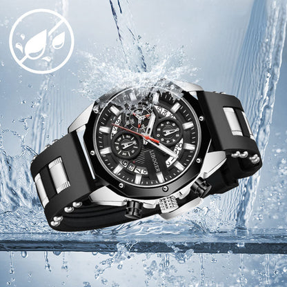 📢📢 Flash Sale: Nur noch 3 Stunden! ⏰⏰——Großes Zifferblatt Kalender Quarz Business Uhr