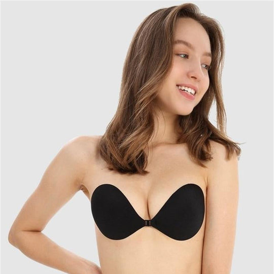 ✨Buy 2 Get 1 Free | Front Closure Adhesive Invisible Push-Up Bra (2 Pairs)