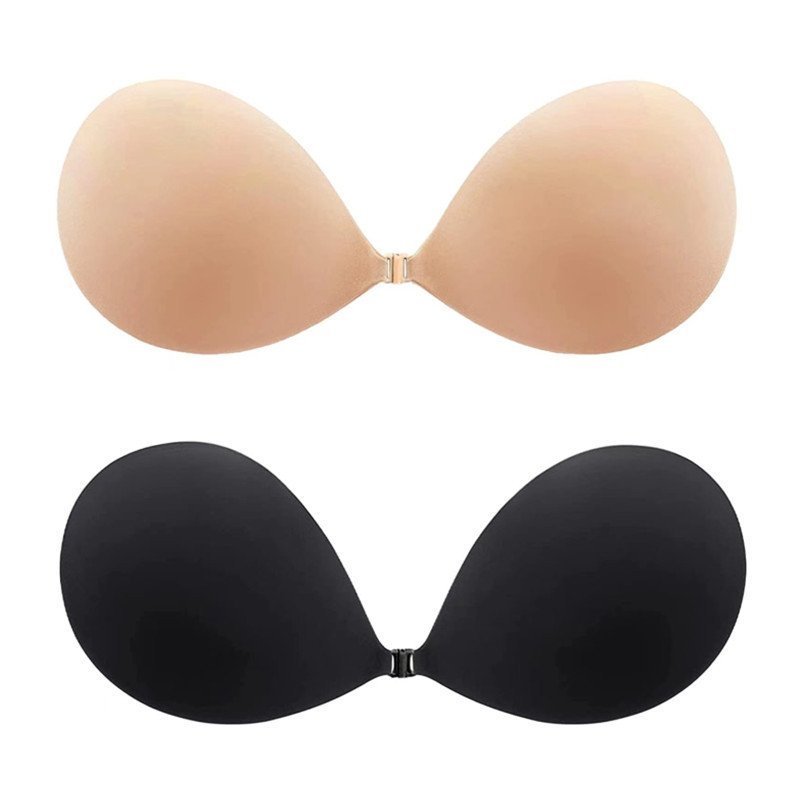 ✨Buy 2 Get 1 Free | Front Closure Adhesive Invisible Push-Up Bra (2 Pairs)