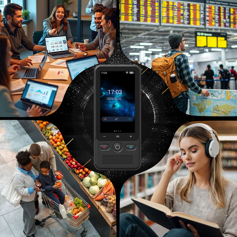 📢📢 60 % RABATT!! ⏰📲 Tragbares 2-in-1-Übersetzungsgerät – Echtzeitübersetzung, 🌍 138 Offline-Sprachen, 🔋 Extrem lange Akkulaufzeit | Perfekt für Weltreisende ✈️