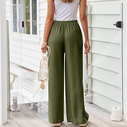 🌷Sommer-Sonderangebot: 49 % Rabatt🍃👖Lässige, leichte, einfarbige Damenhose