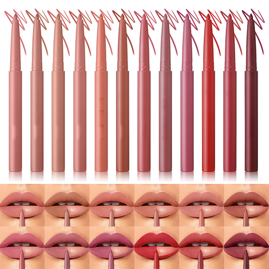 🌸💐Wasserfestes Matte Lip Liner Set in 12 Farben