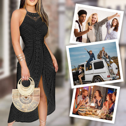 📢📢50 % Rabatt!! ⏰Ärmelloses unregelmäßiges Trägerkleid für Frauen