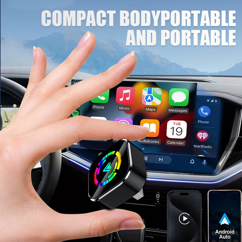 🚗📱 2-in-1 Wireless Adapter: Kabellos Auto-Connect für iPhone &amp; Android – Fahrsicherheit &amp; Freiheit genießen! 🔋🎉