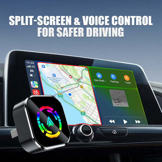 🚗📱 2-in-1 Wireless Adapter: Kabellos Auto-Connect für iPhone &amp; Android – Fahrsicherheit &amp; Freiheit genießen! 🔋🎉