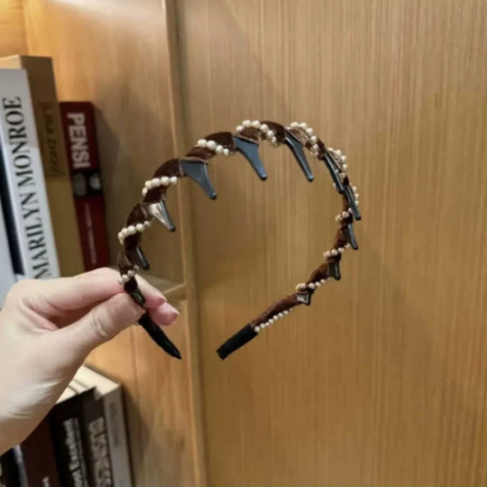 🔥Heißer Verkauf 50% Rabatt🔥Vintage High Cranium Artificial Pearl Hairband
