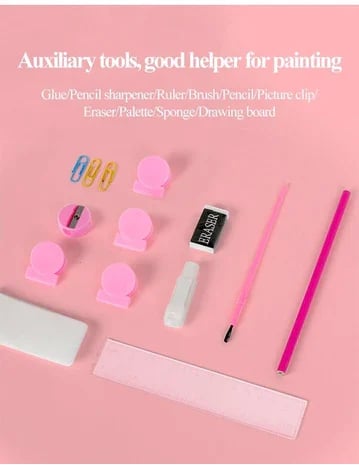 🎨 60% RABATT JETZT! ✨ Deluxe 6-in-1 Kreativ-Kunstset - Enthält Malwerkzeuge &amp; 12 Farben für die Entwicklung kindlicher Fantasie 🧑‍🎨🌟
