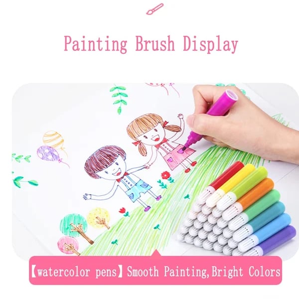 🎨 60% RABATT JETZT! ✨ Deluxe 6-in-1 Kreativ-Kunstset - Enthält Malwerkzeuge &amp; 12 Farben für die Entwicklung kindlicher Fantasie 🧑‍🎨🌟