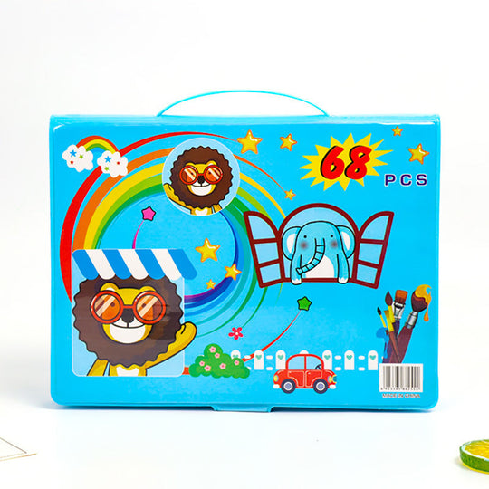 🎨 60% RABATT JETZT! ✨ Deluxe 6-in-1 Kreativ-Kunstset - Enthält Malwerkzeuge &amp; 12 Farben für die Entwicklung kindlicher Fantasie 🧑‍🎨🌟