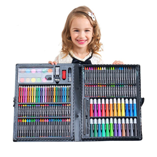 🎨 60% RABATT JETZT! ✨ Deluxe 6-in-1 Kreativ-Kunstset - Enthält Malwerkzeuge &amp; 12 Farben für die Entwicklung kindlicher Fantasie 🧑‍🎨🌟