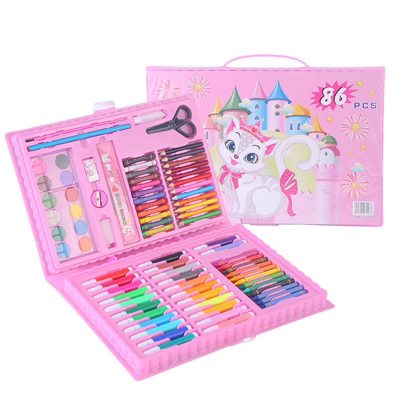 🎨 60% RABATT JETZT! ✨ Deluxe 6-in-1 Kreativ-Kunstset - Enthält Malwerkzeuge &amp; 12 Farben für die Entwicklung kindlicher Fantasie 🧑‍🎨🌟