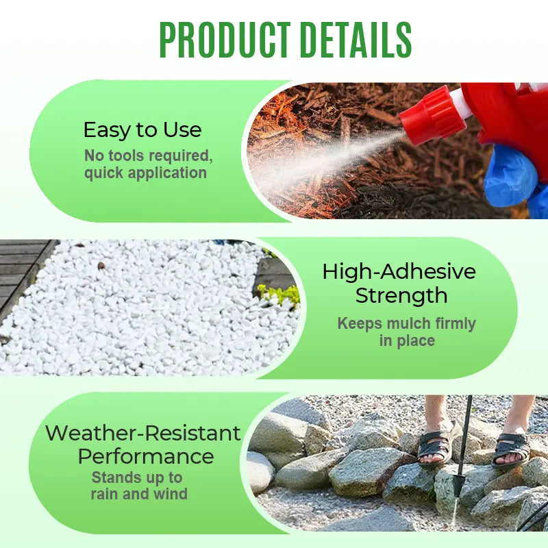 ⏳Descuento del 50% por tiempo limitado🌿 Adhesivo paisajístico ultrafuerte | Secado en 2 h | Mantiene TODO en su lugar &amp; Ubicación | Resistente a la intemperie &amp; durable