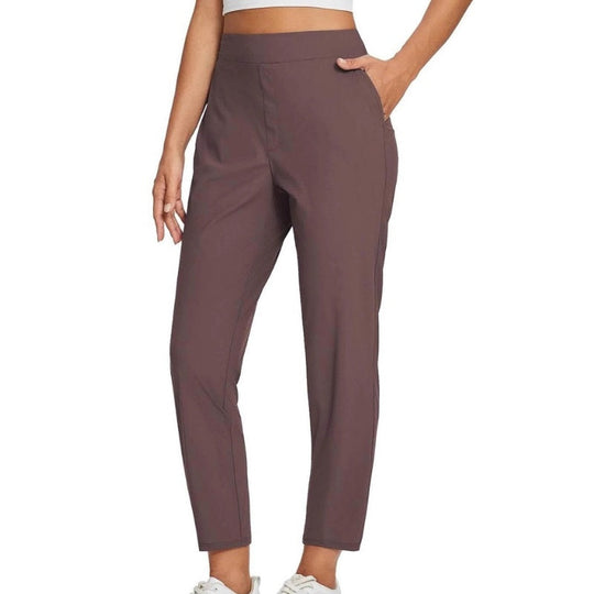⏳LIMITED OFFER 70% OFF🌞Women’s Fitted High-Waisted Zip-Pocket Trousers👖Lightweight, Breathable, Soft 26"/27" Ankle Pants with Zipper Pockets