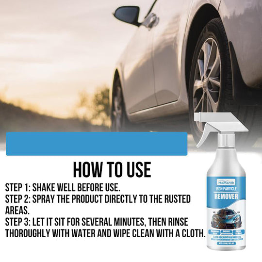 🔥Acquista 2 e ricevi 3 gratis✨Spray per rimuovere ruggine e particelle di ferro dalle auto