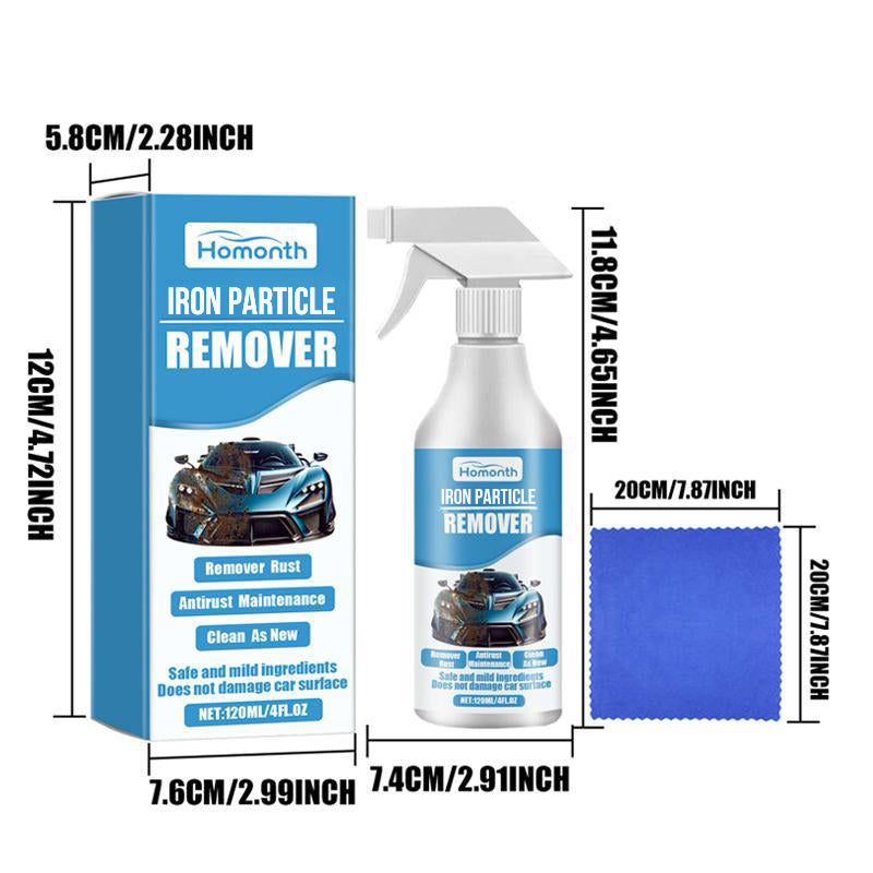 🔥Acquista 2 e ricevi 3 gratis✨Spray per rimuovere ruggine e particelle di ferro dalle auto