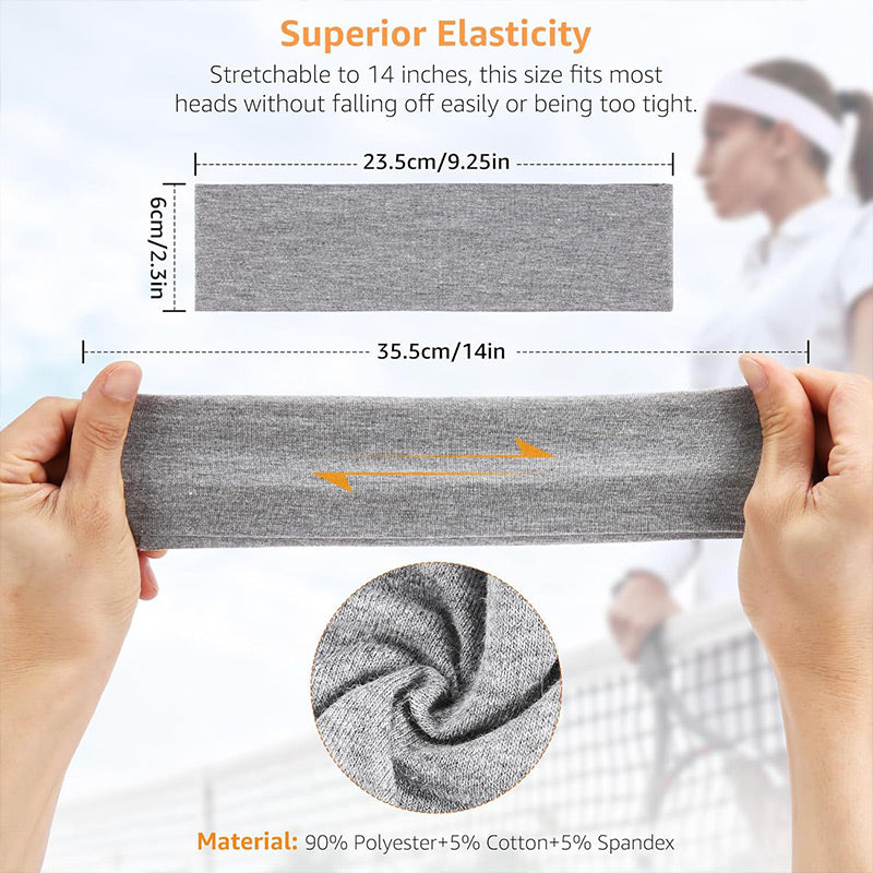 ✨HOT SALE✨Elastic Non-Slip Solid Color Headband